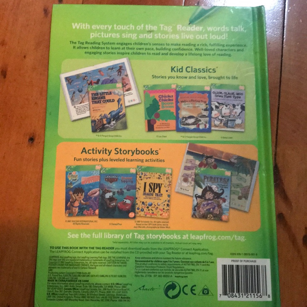 Leapfrog Tag Book The Golden Paddleball - Picture 2 of 5
